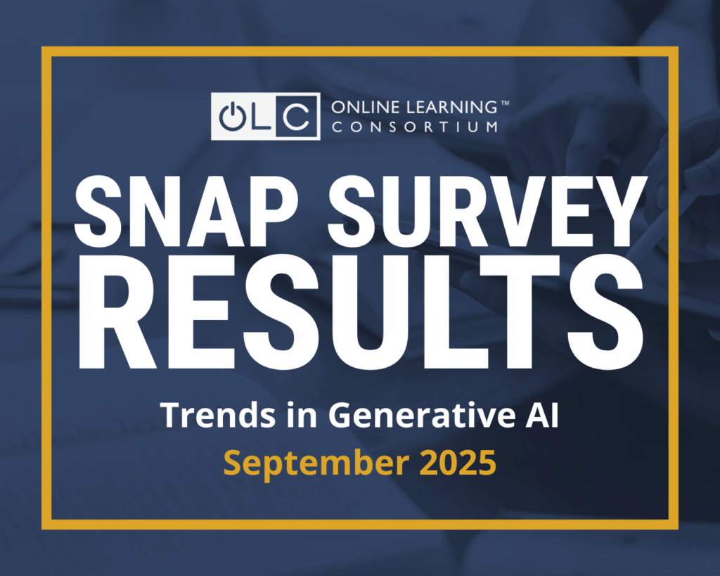Blog post cover reading "Snap Survey Results, Trends in Generative AI, September 2025"
